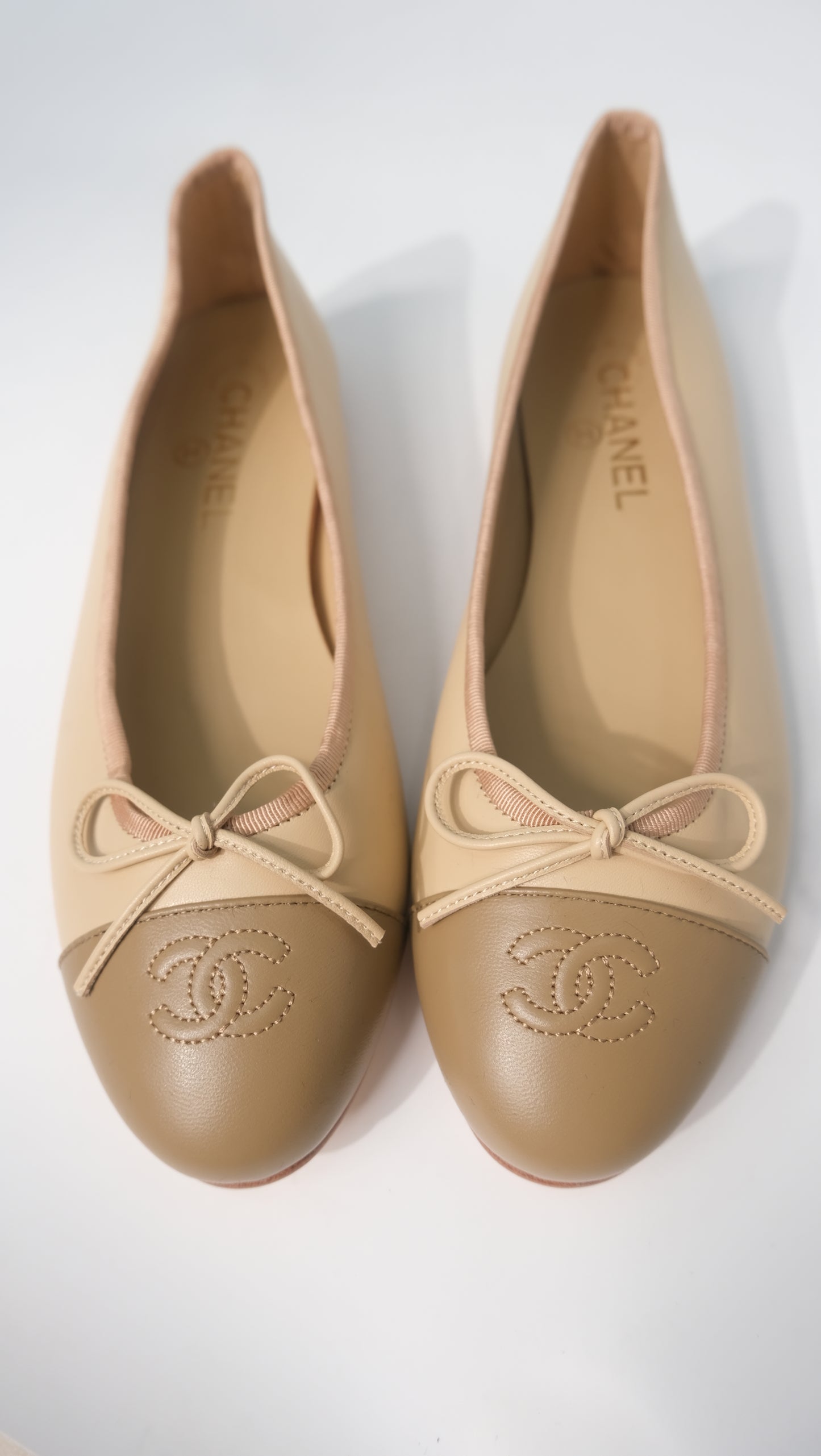 Chanel Ballet Nude/Nude Captoe
