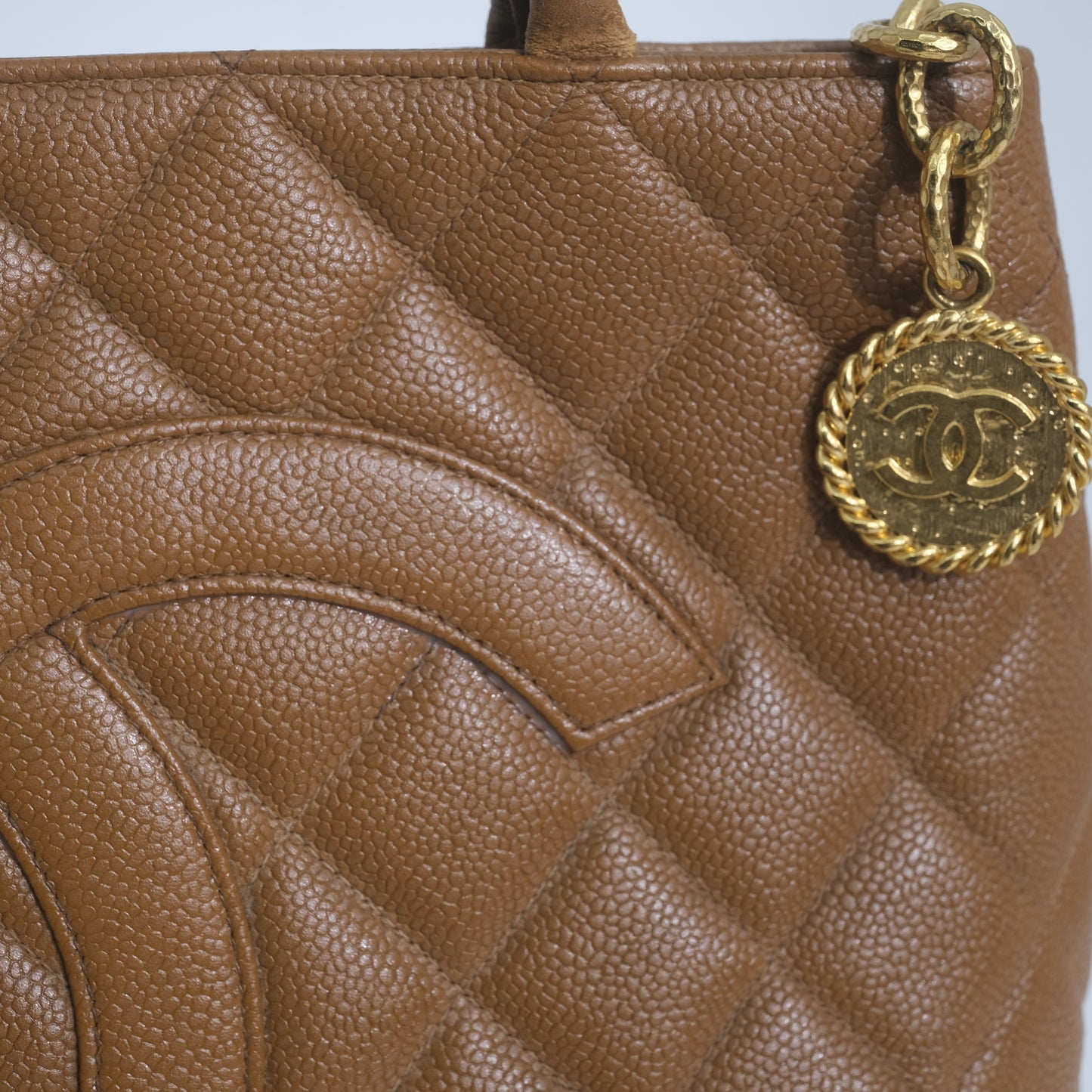 Chanel Medallion Tan Tote