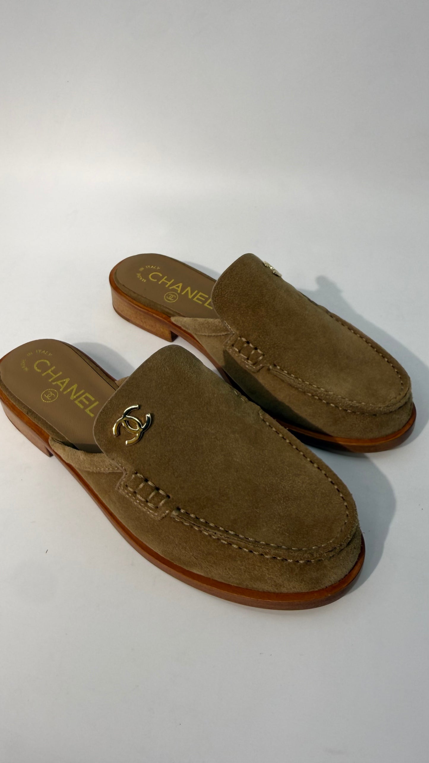Chanel Suede Mule