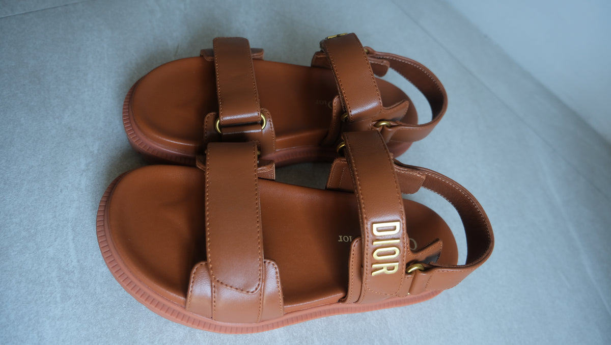 Christian Dior Dad Sandals (Brown)