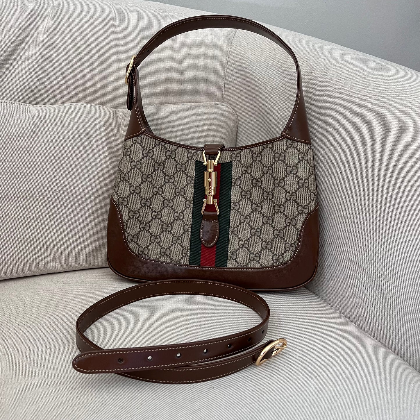 Gucci Jackie Horsebit 1961 (Monogram)