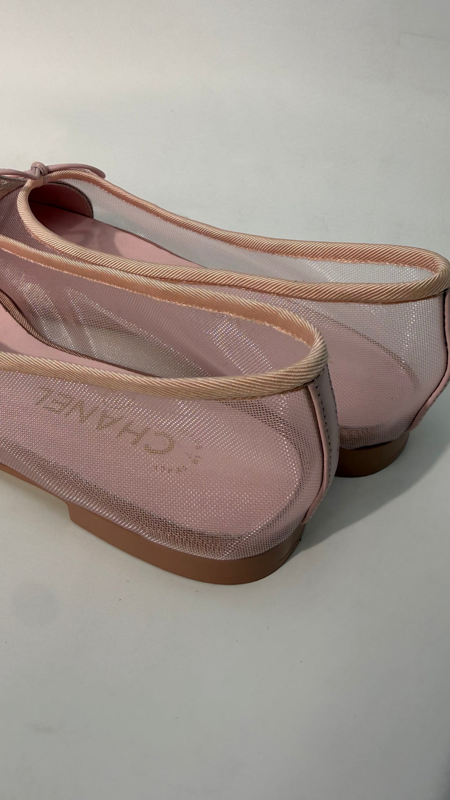 Chanel Mesh Summer Flats (Pink)