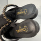 Chanel Mary Jane Mule Patent Captoe