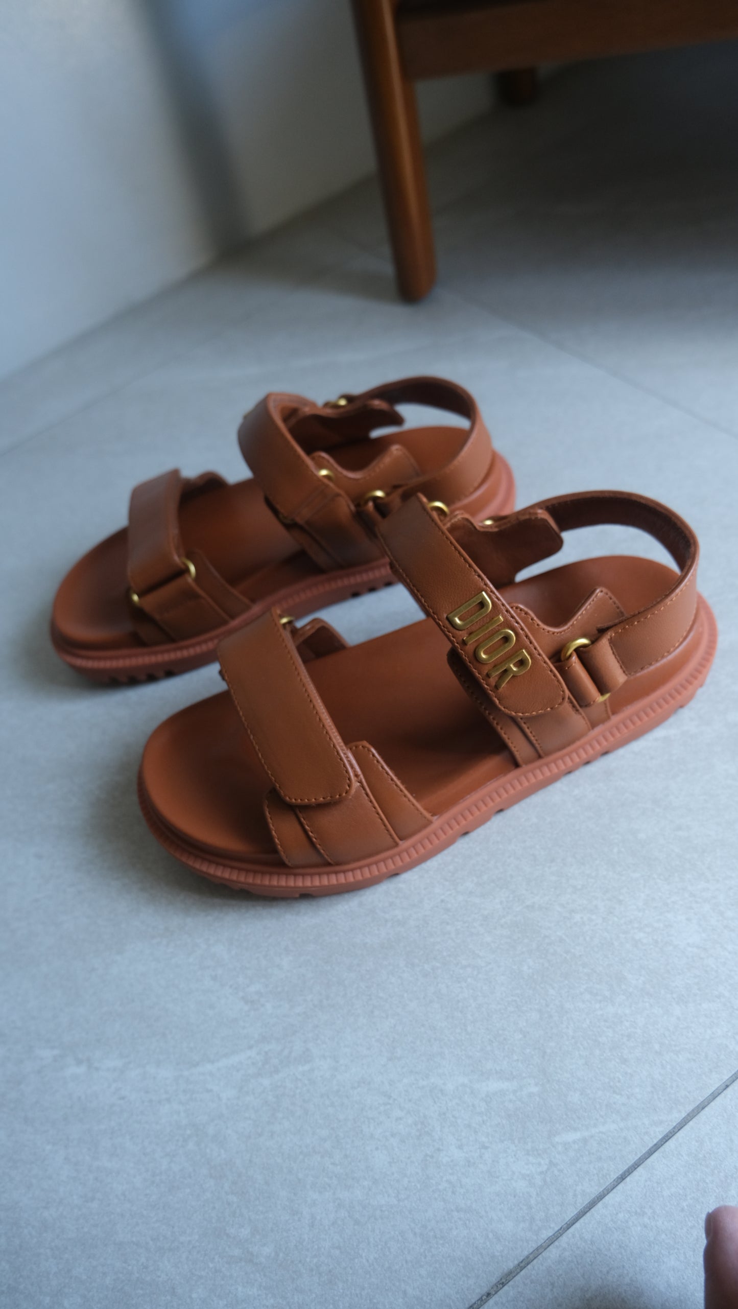 Christian Dior Dad Sandals (Brown)