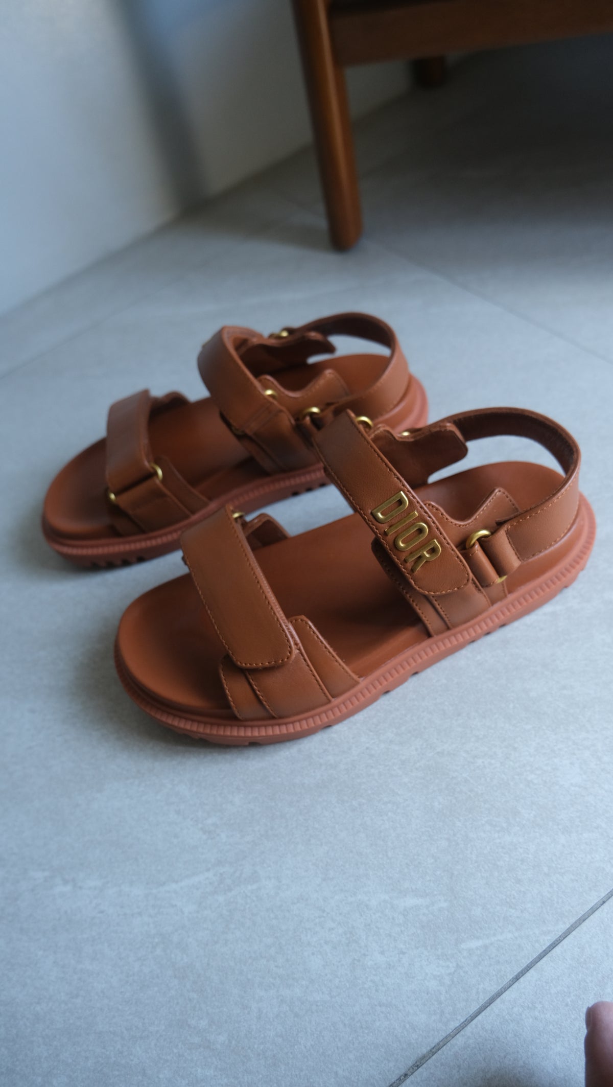 Christian Dior Dad Sandals (Brown)