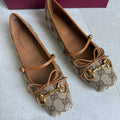 Gucci Monogram Ballet Shoes