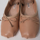 Miu Miu Leather Ballet Flats (Nude/Pink)