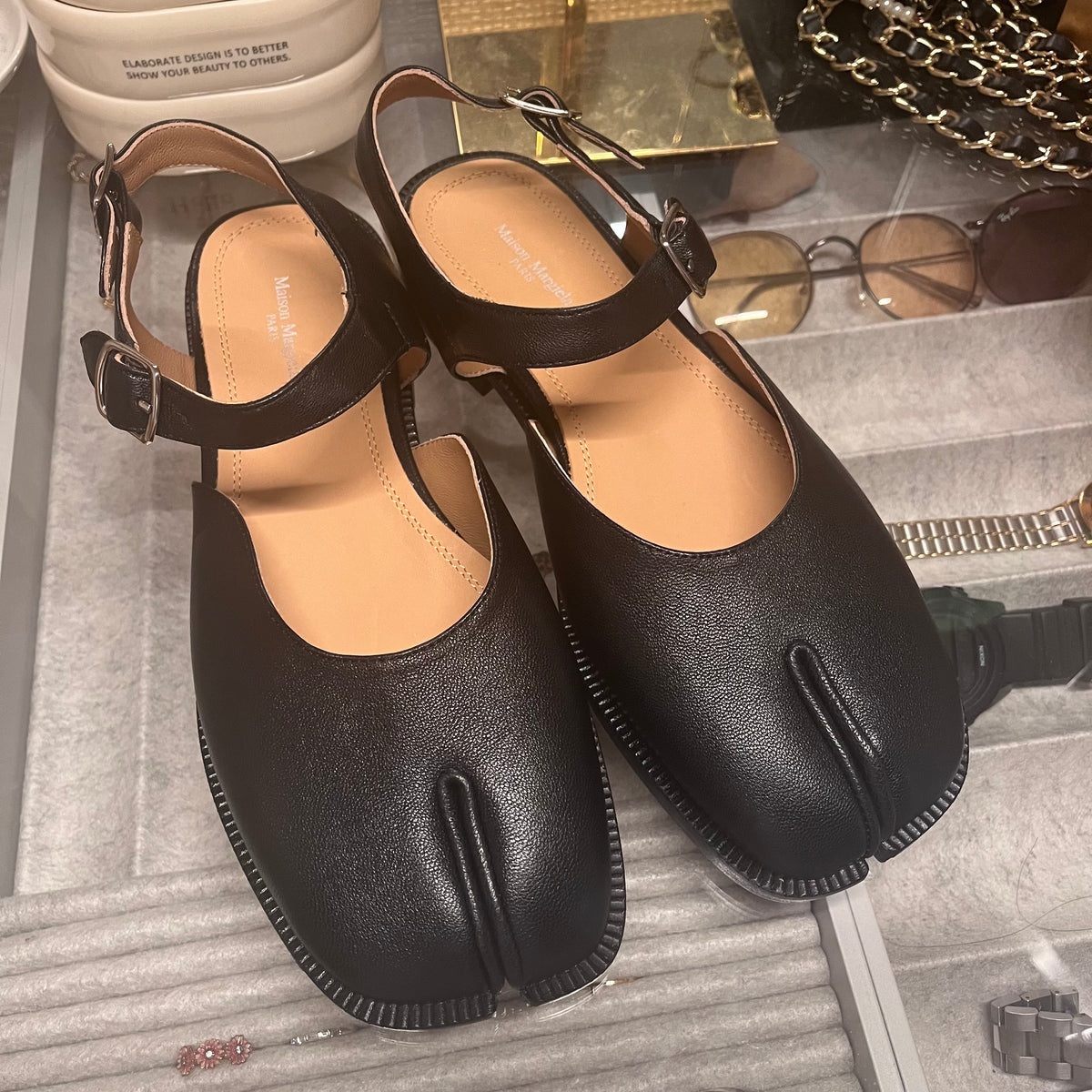 Maison Margiella Mary Jane Flats