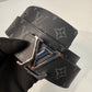 Louis Vuitton LV Initiales Reversible Belt in Monogram Eclipse