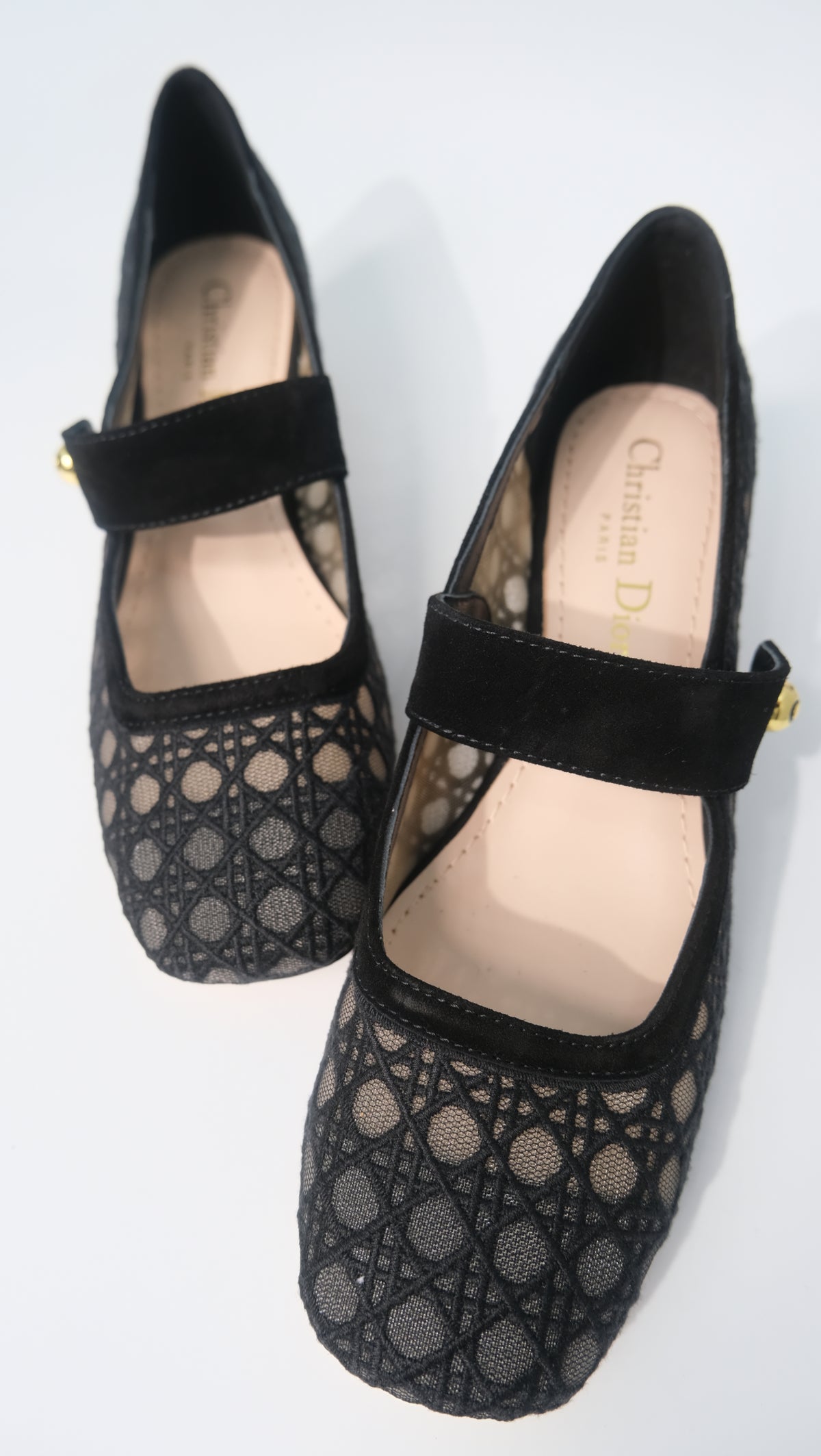 Christian Dior Lace Mary Jane Shoes