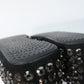 Alaia Crystal Flats (Black)