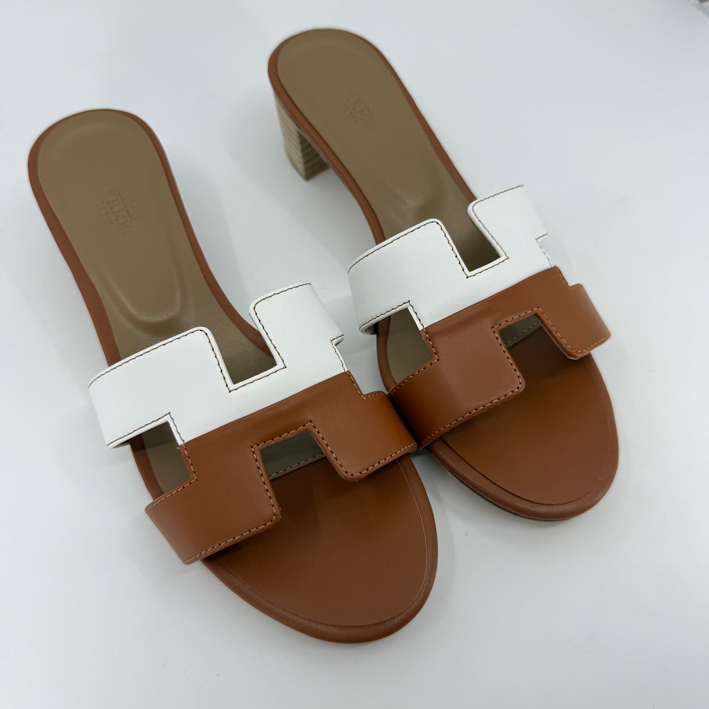 Hermes Oasis White/Brown