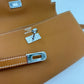 Hermes Kelly Wallet (Tan)