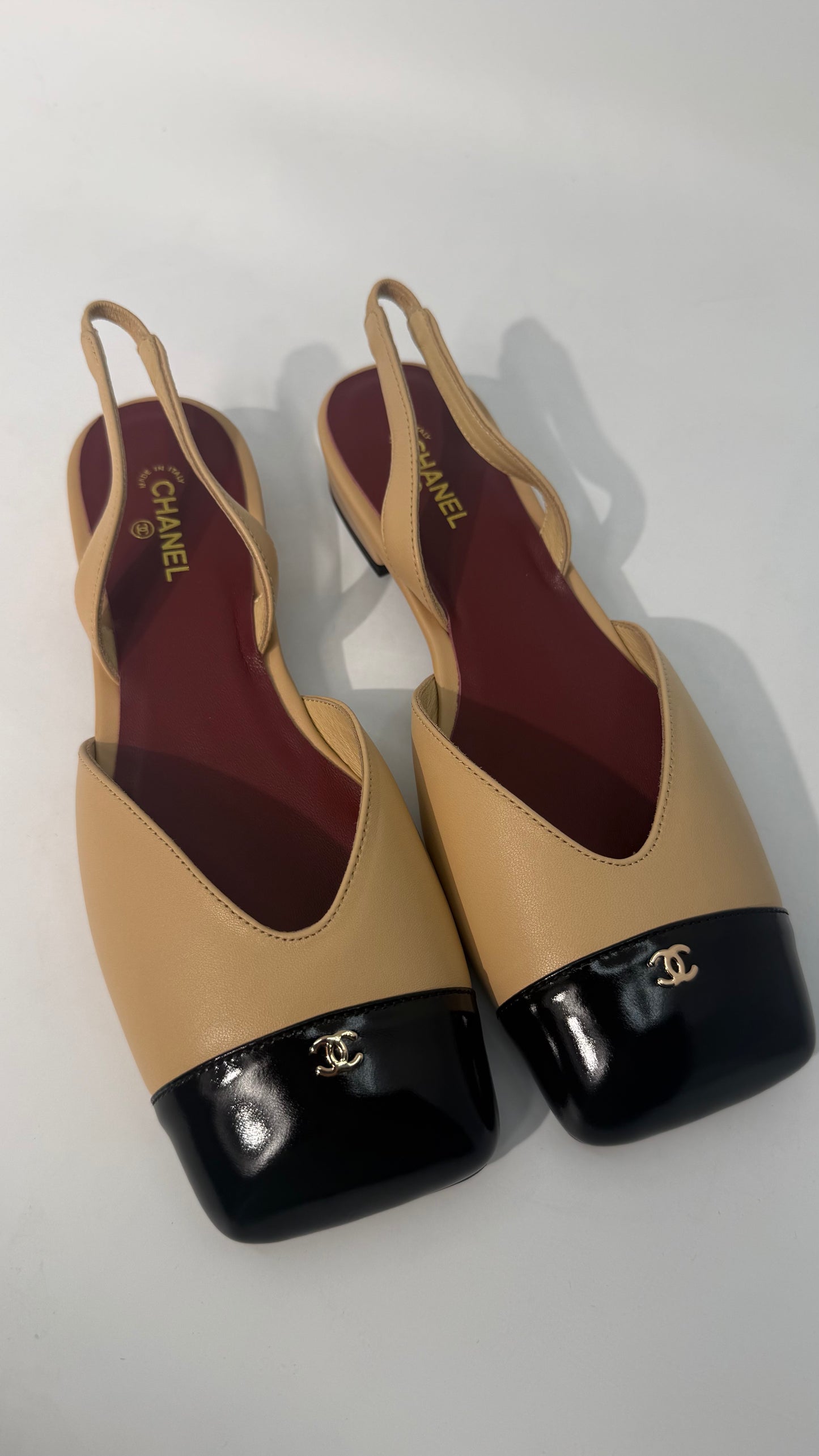 Chanel Square Cap Toe