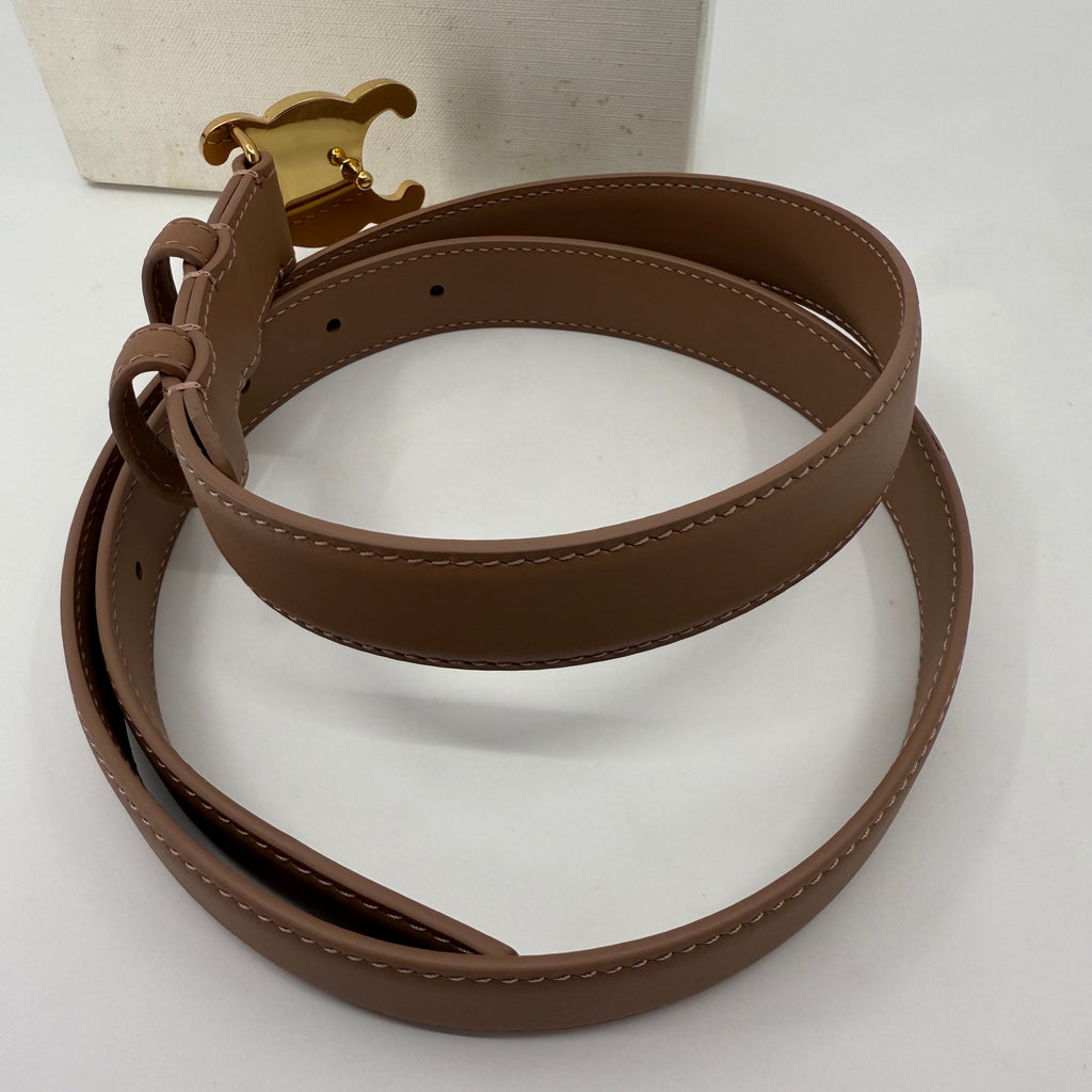 Celine Triomphe Belt Old Rose