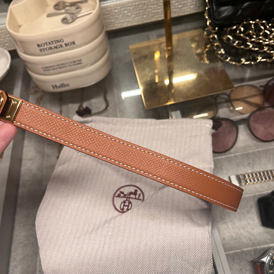 Hermes Kelly Belt (Gold Tan)