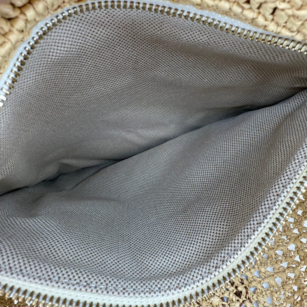 Miu Miu Straw Shoulder Bag