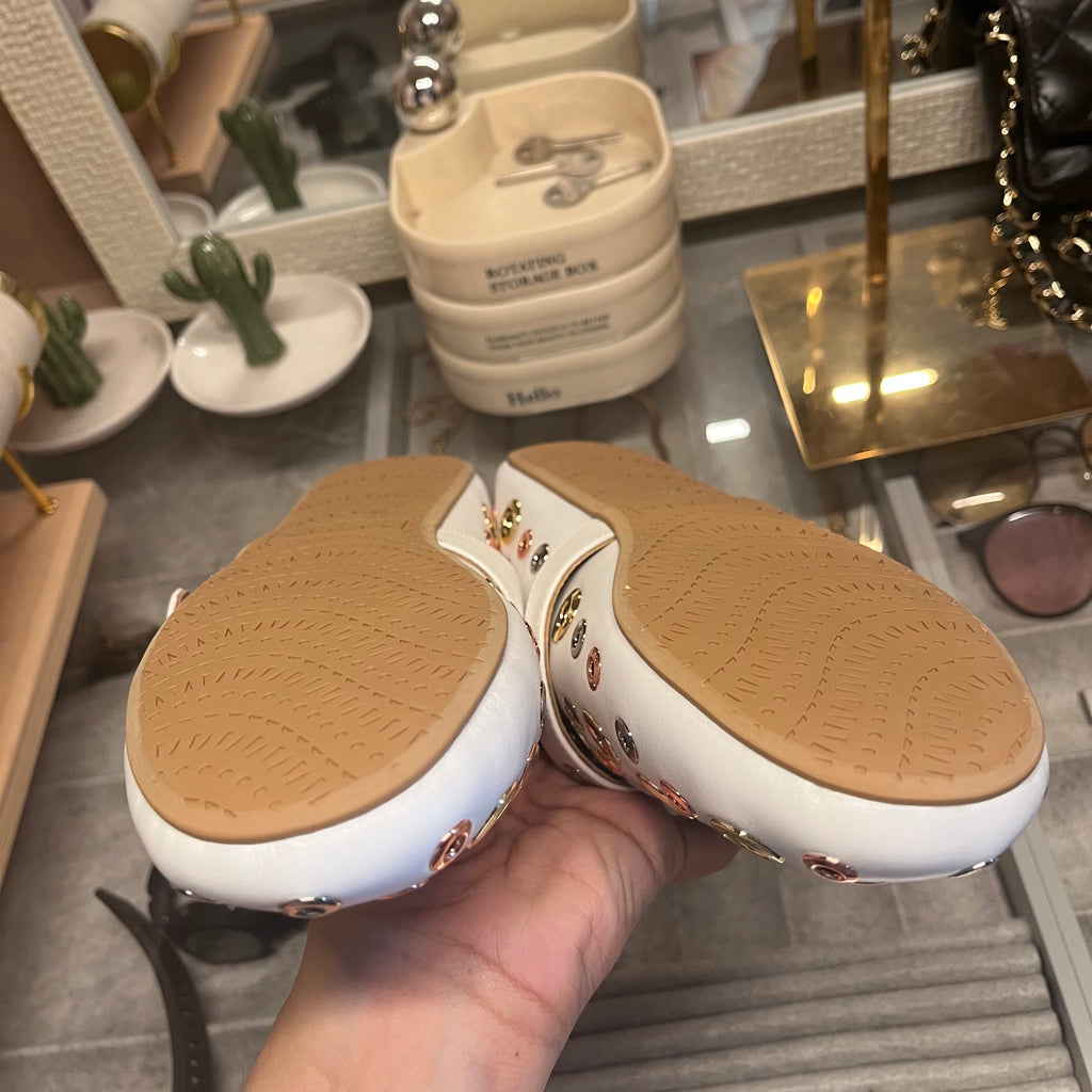 Alaia Ballet Leather Flats