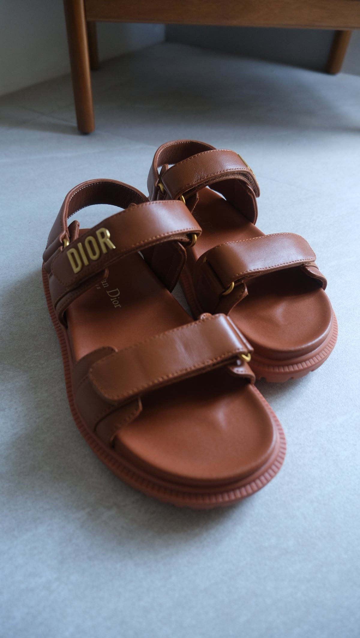 Christian Dior Dad Sandals (Brown)