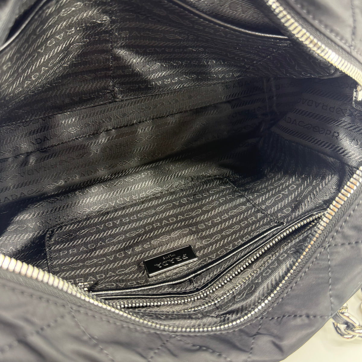 Prada Chain Quilted Tote