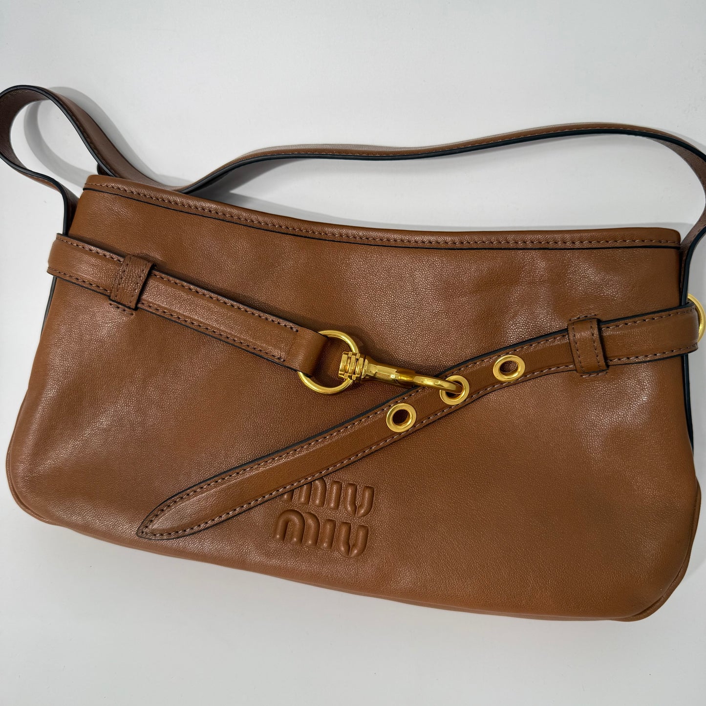 Miu Miu Baguette Bag (Brown)