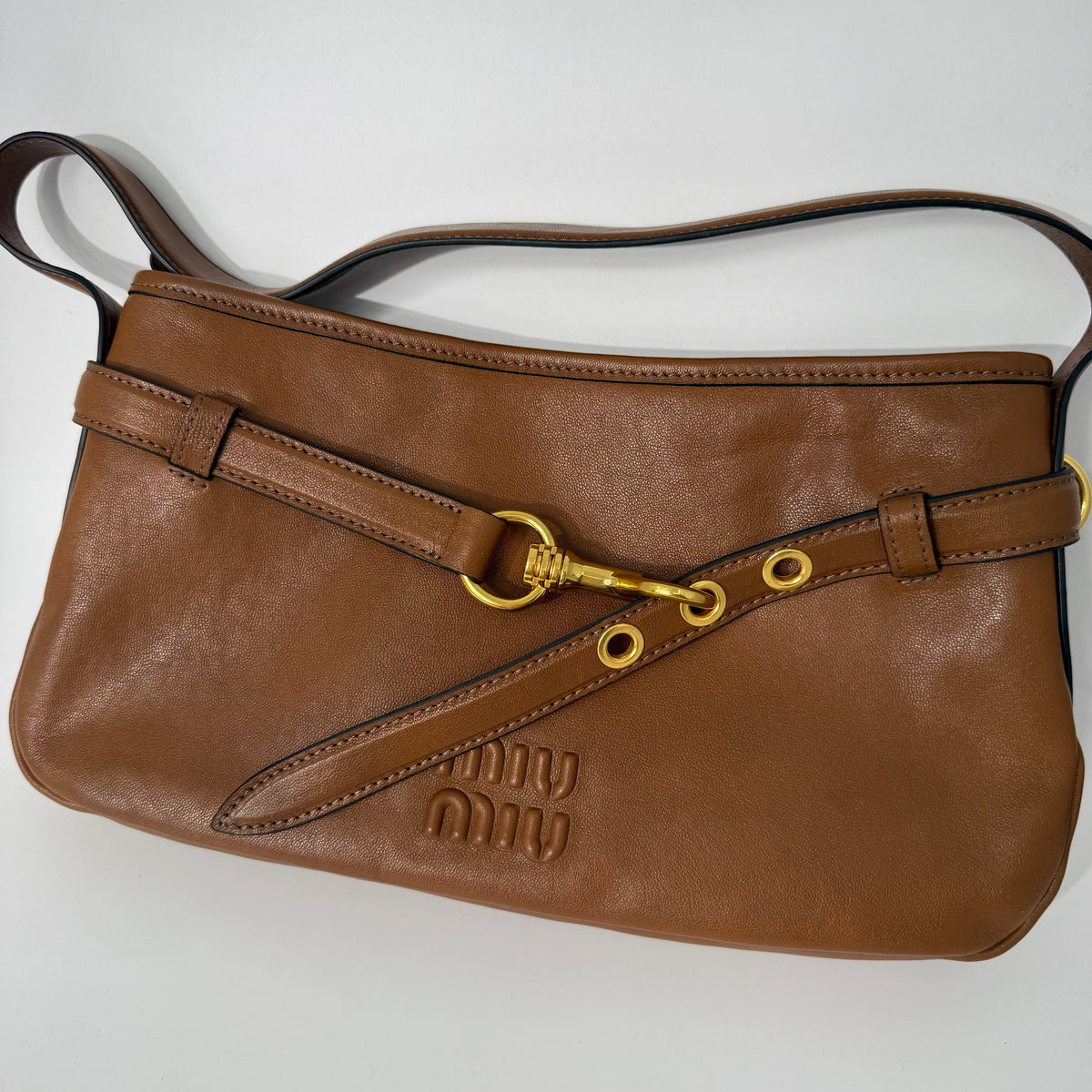 Miu Miu Baguette Bag (Brown)