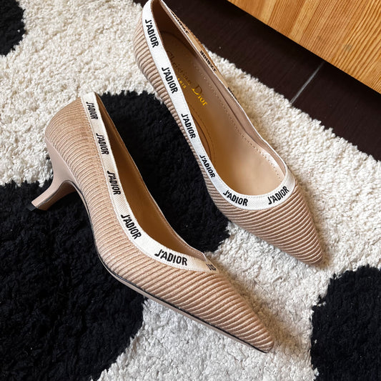 Christian Dior Nude Kitten Heels