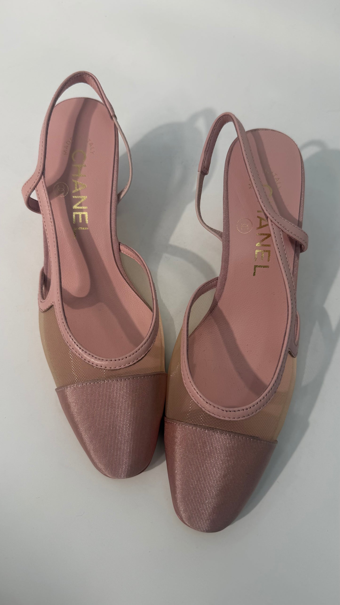 Chanel Mesh Ballet Pumps