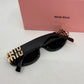 Miu Miu Oval Sunglasses