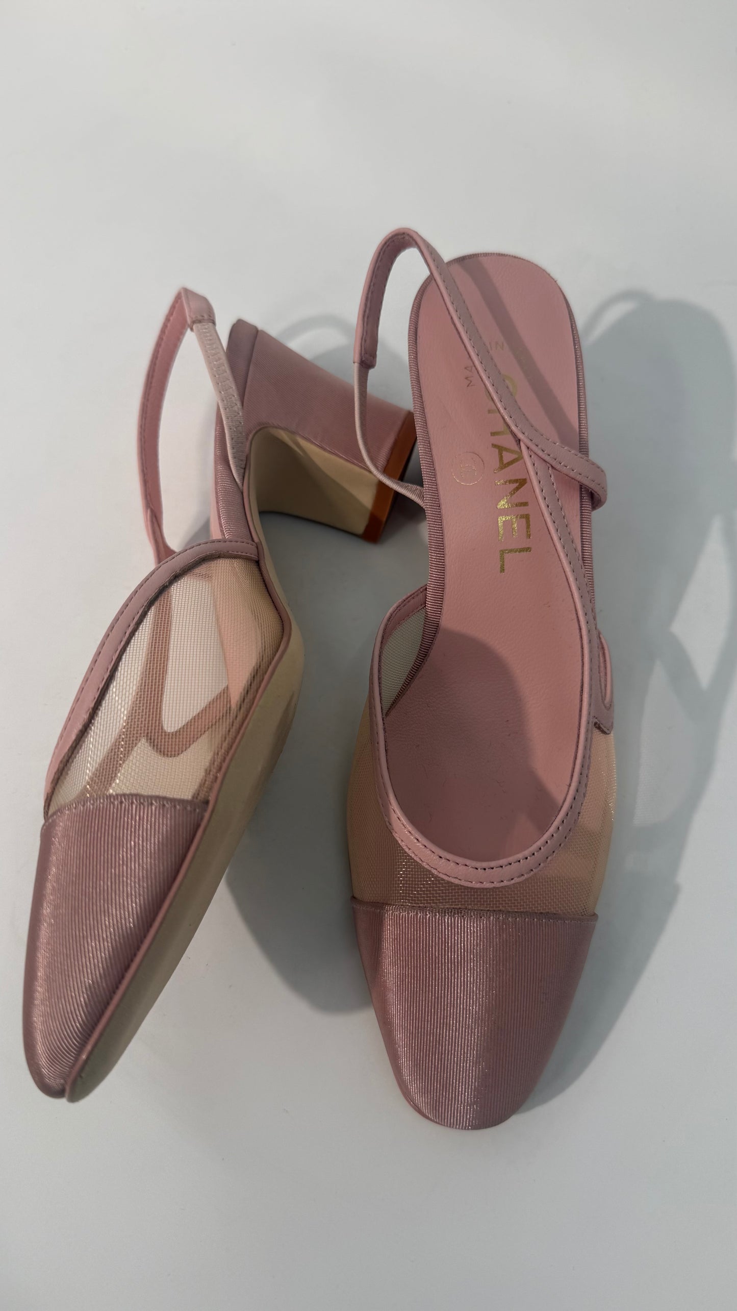Chanel Mesh Ballet Pumps
