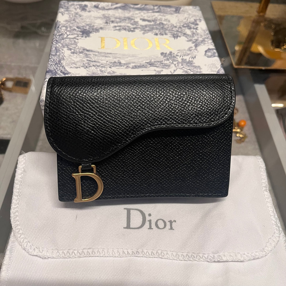 Christian Dior Saddle Wallet
