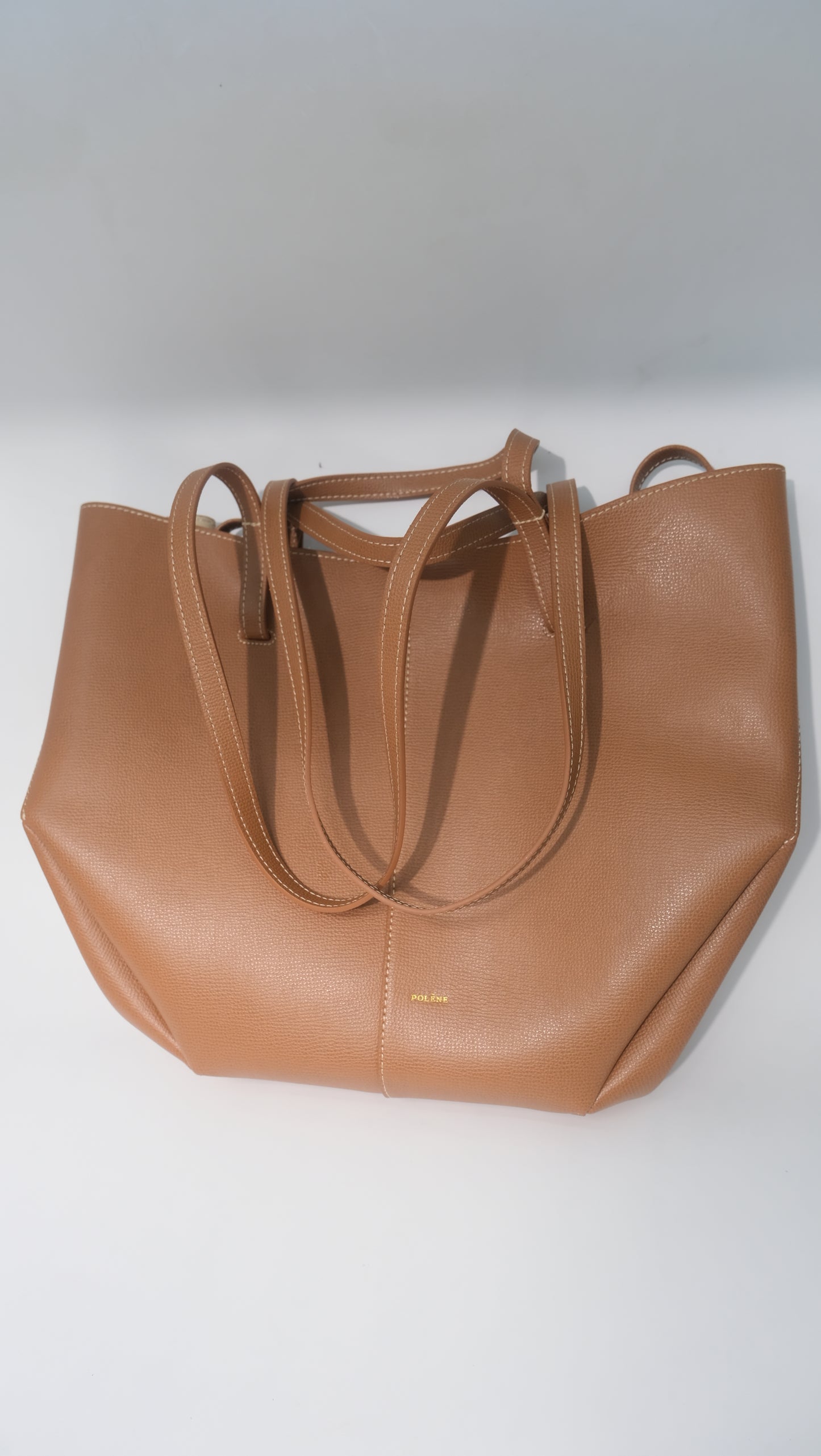 Polène Cyme Textured Large Tote Bag