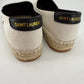 Yves Saint Lauren Espadrille (White)