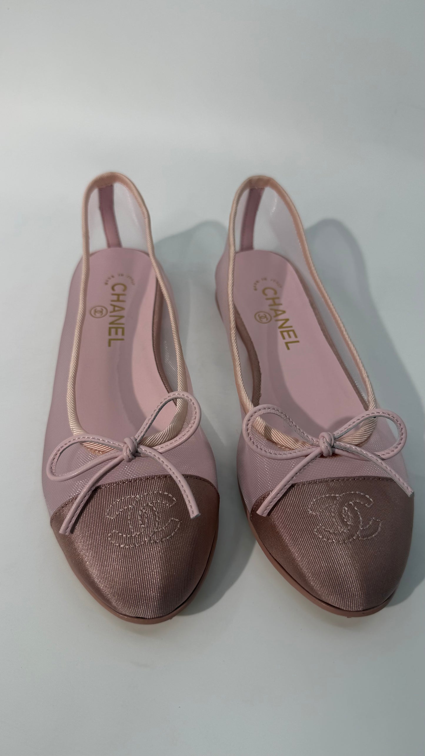 Chanel Mesh Summer Flats (Pink)