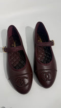 Chanel Mary Jane Ballet Shoes (Brown)