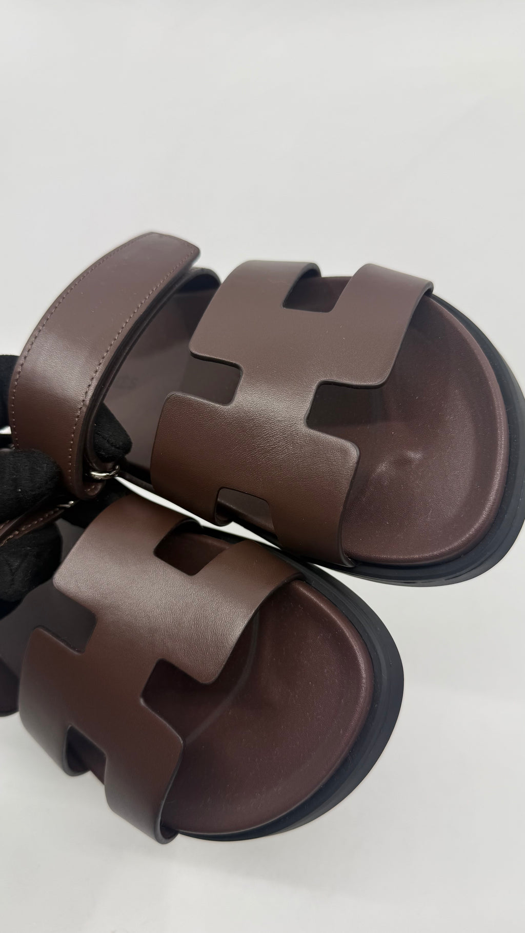 Hermes Chypre Brown Sandals