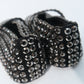 Alaia Crystal Flats (Black)