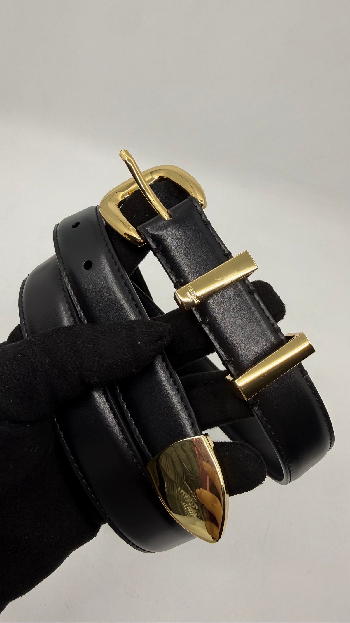 Celine Cowhide Belt