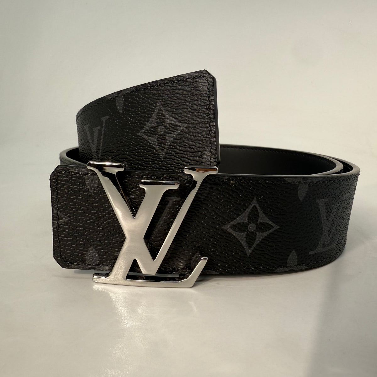 Louis Vuitton LV Initiales Reversible Belt in Monogram Eclipse