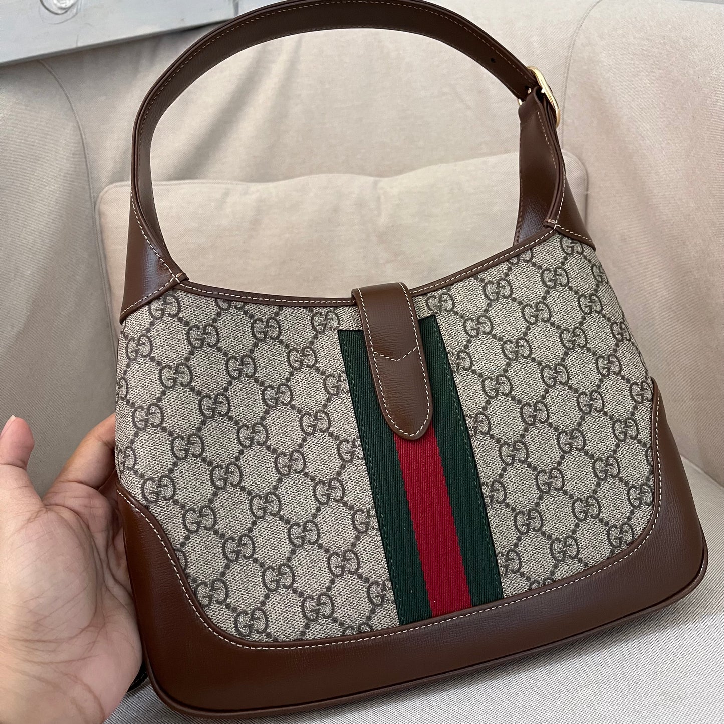 Gucci Jackie Horsebit 1961 (Monogram)