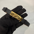 Hermes Kelly Black Belt (GHW)