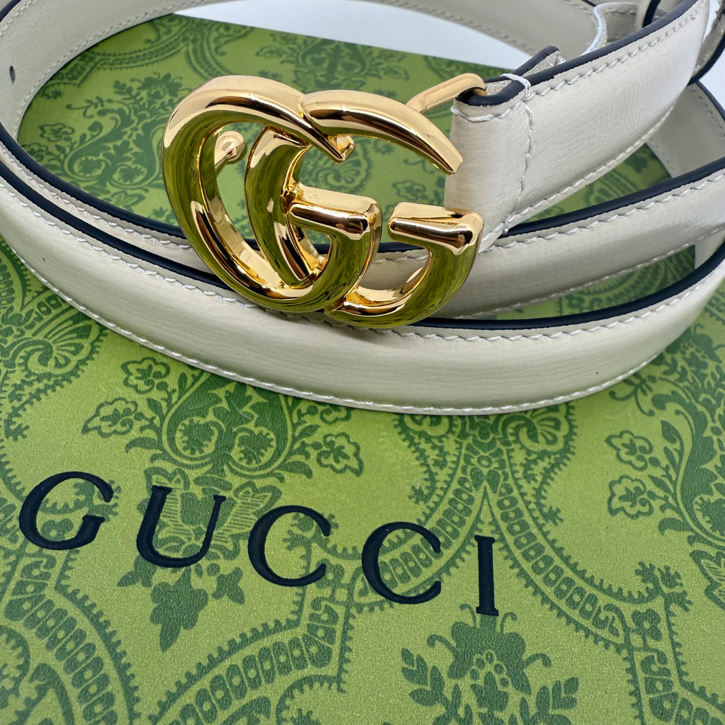 Gucci GG Belt White