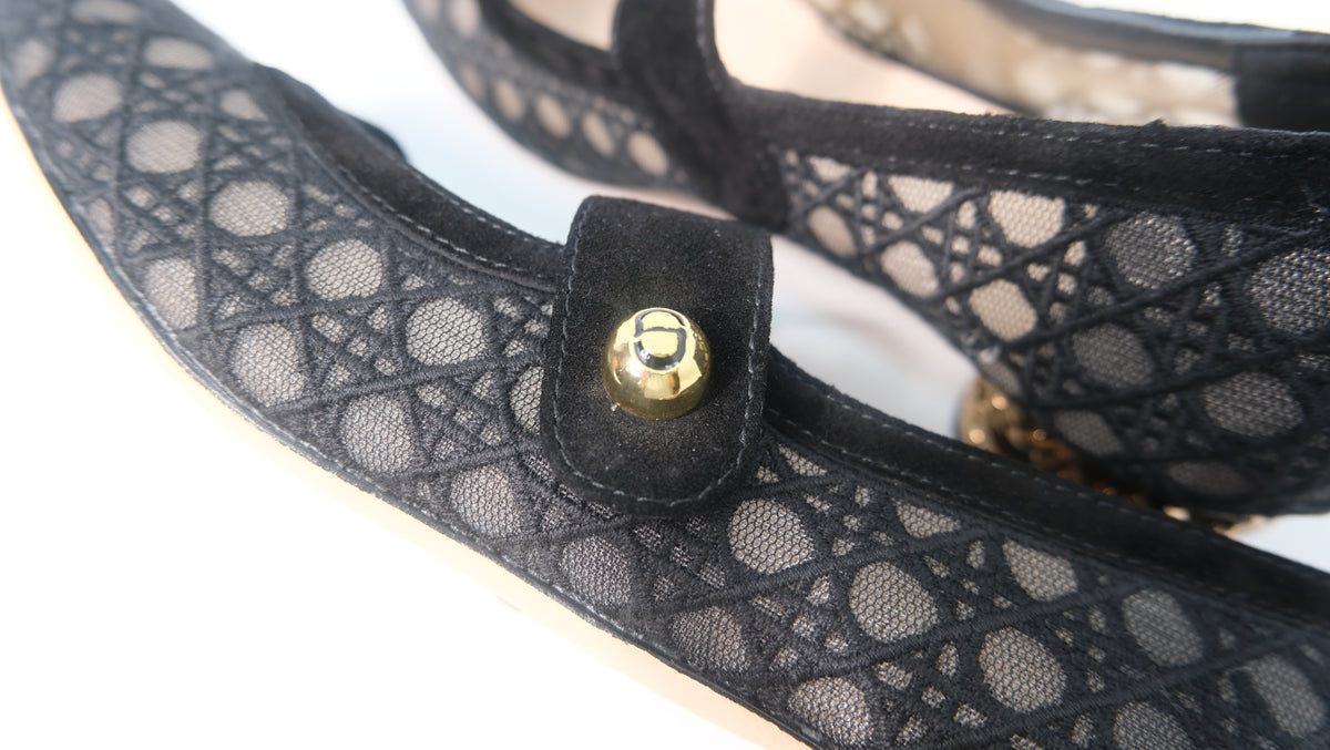 Christian Dior Lace Mary Jane Shoes