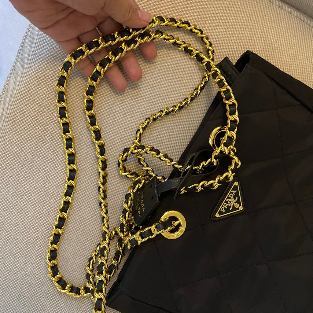 Prada Chain Quilted Crossbody