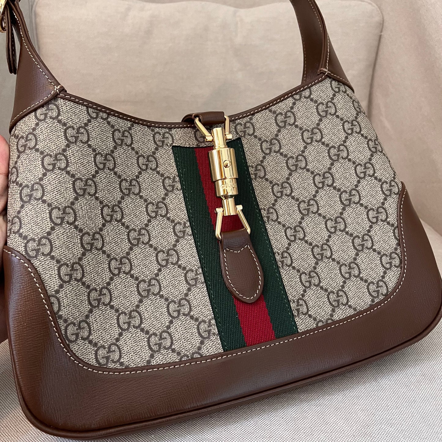 Gucci Jackie Horsebit 1961 (Monogram)