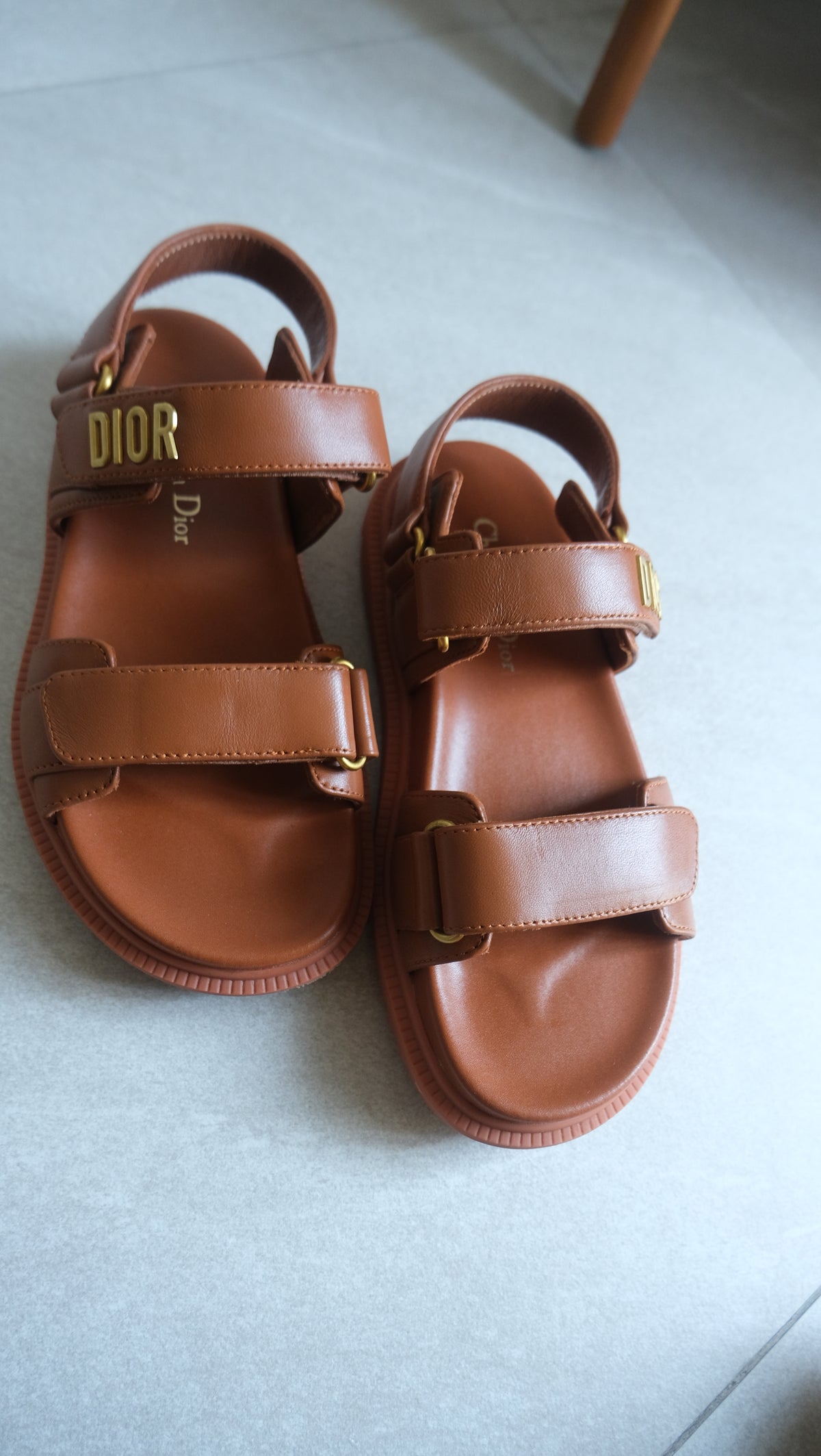 Christian Dior Dad Sandals (Brown)