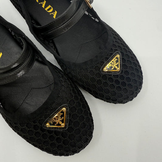 Prada Net Ballet Shoes