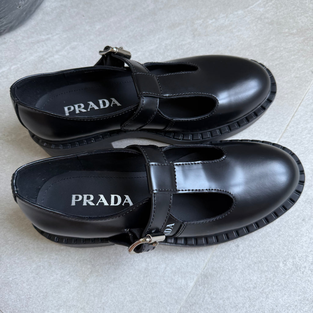 Prada Patent Mary Jane Shoes