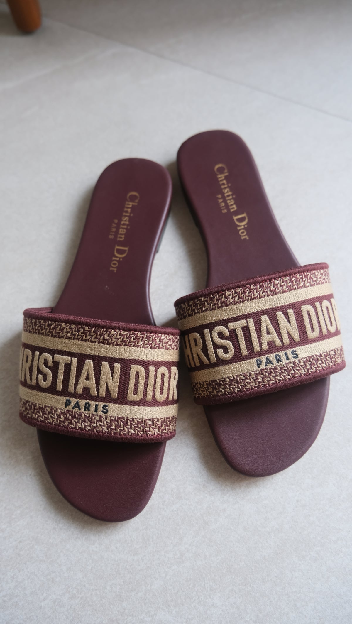Christian Dior Dway Maroon