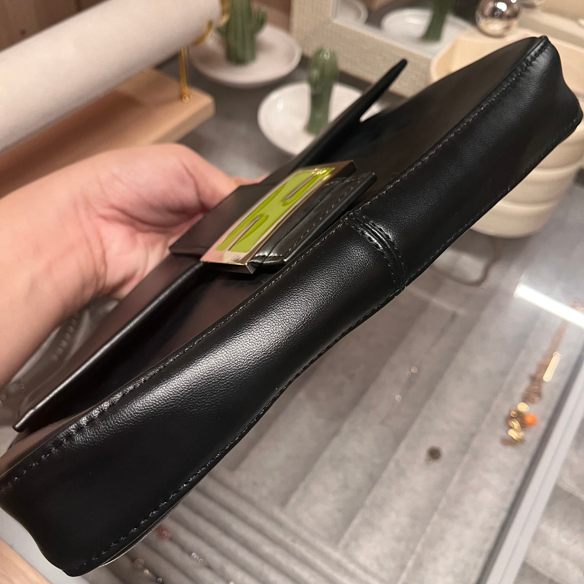 Fendi Leather Baguette